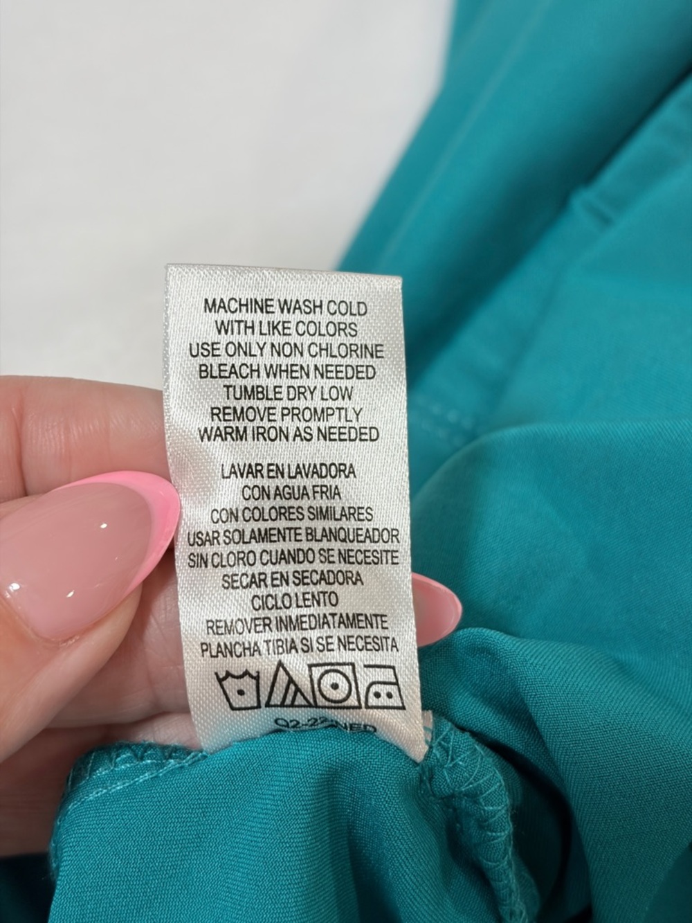 healing hands Teal Drawstring Medical Scrub Pants - Picture 12 of 14